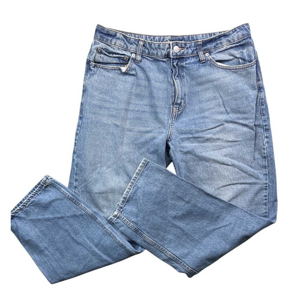 Original Use Mens 38x30 Relaxed‎ Straight Denim Jeans Medium Wash 100% Cotton